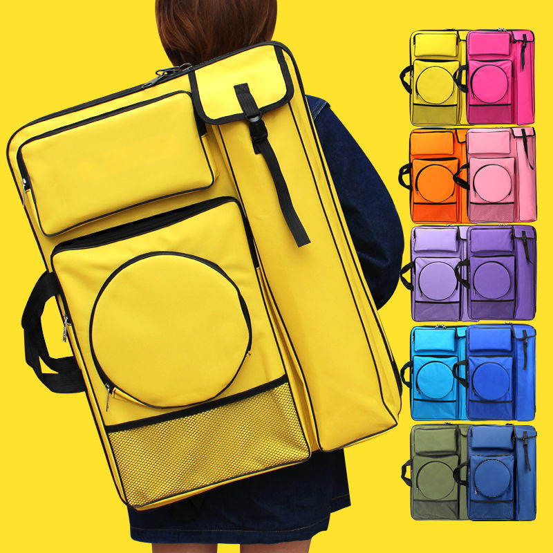 새로운 스케치 스토리지 가방 대용량 학생 스케치 패드 배낭 그림 도구 가방 다기능 휴대용 스토리지 아트 용품